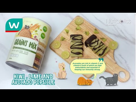 NUTRABLISS BY WATSONS | Kiwi, Lime & Avocado Popsicle
