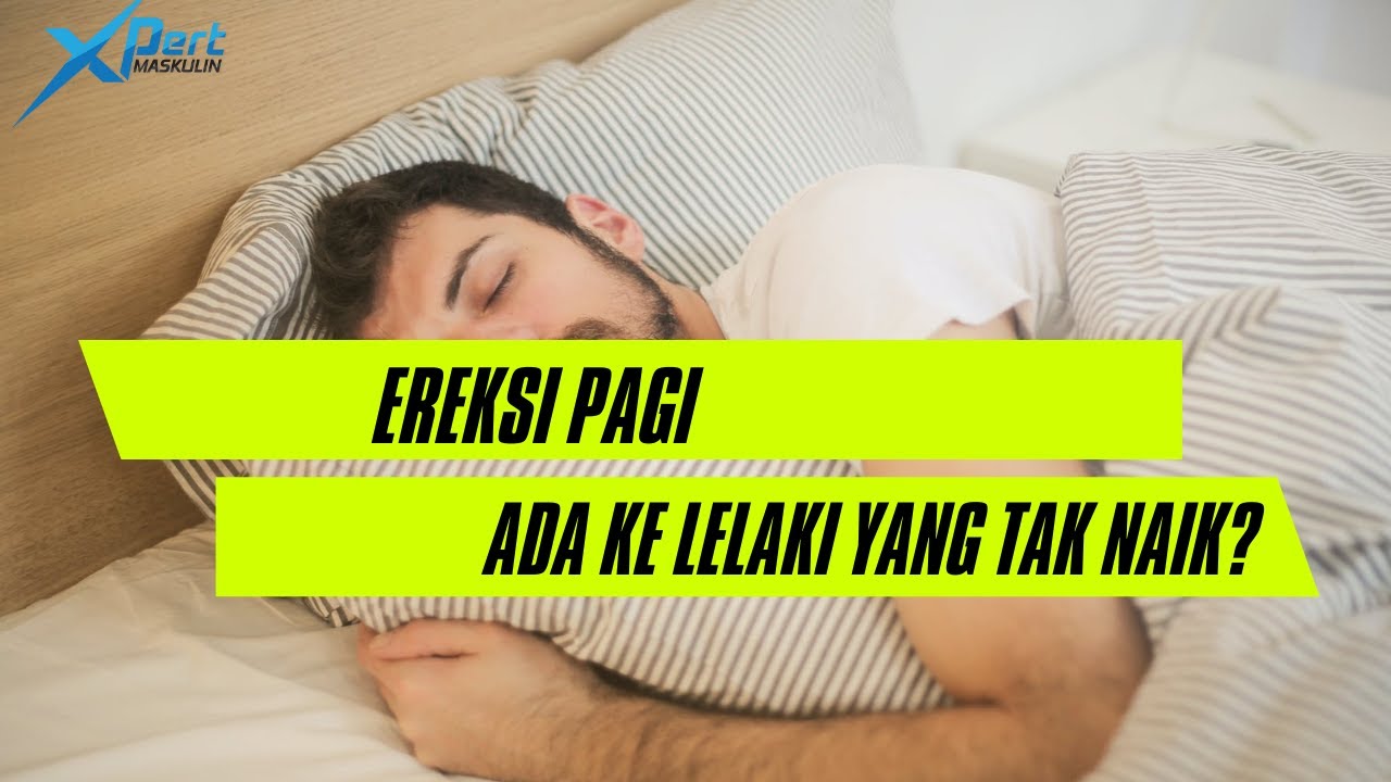XPERT MASKULIN : MEMANG LELAKI BANGUN TIDUR DENGAN EREKSI PAGI KE?