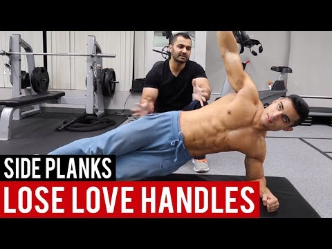 Lose LOVE HANDLES with SIDE PLANKS! (Hindi /Punjabi)