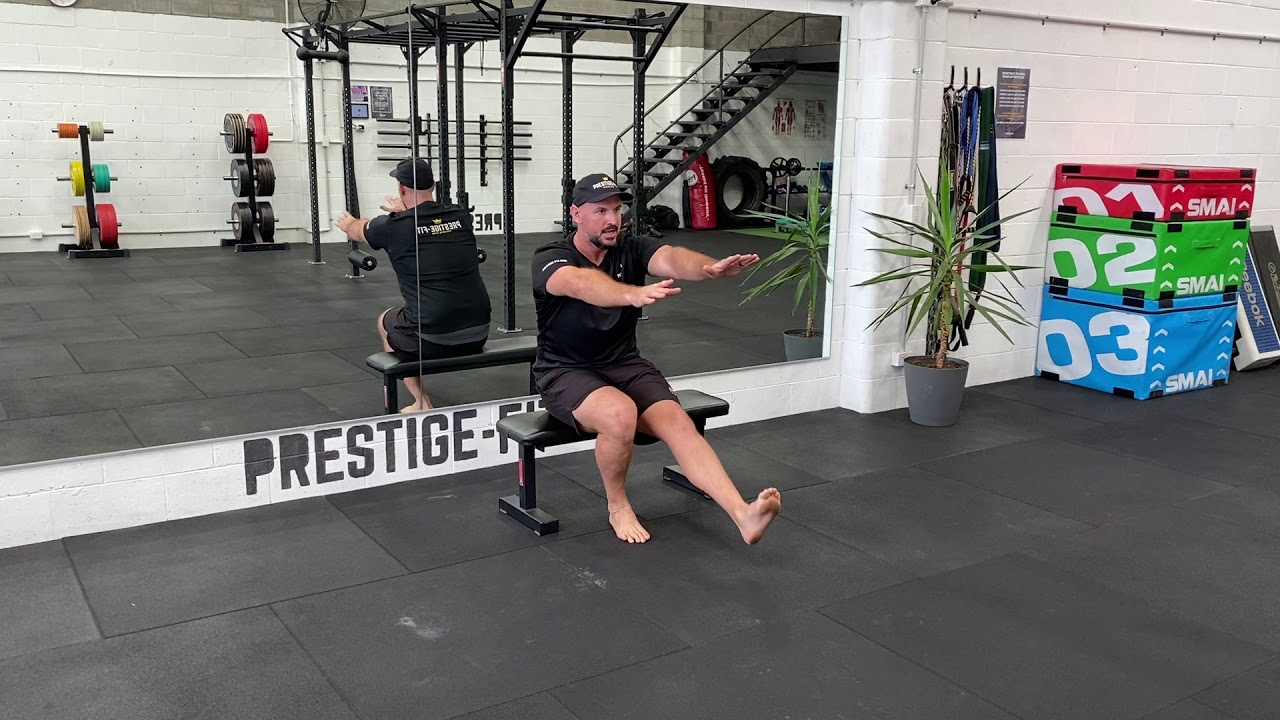 Alternating One Legged Box Squat