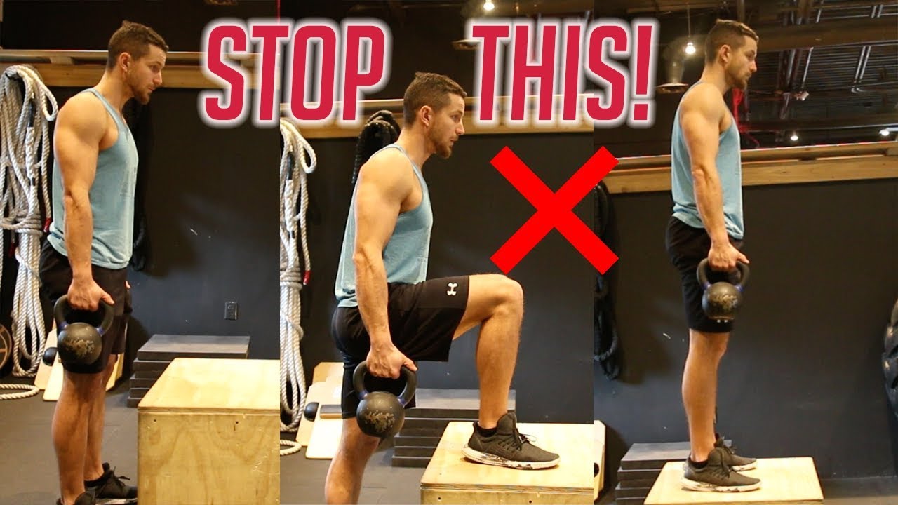 How To PROPERLY Perform Step Ups | 3 Muscle Gain Variations Included