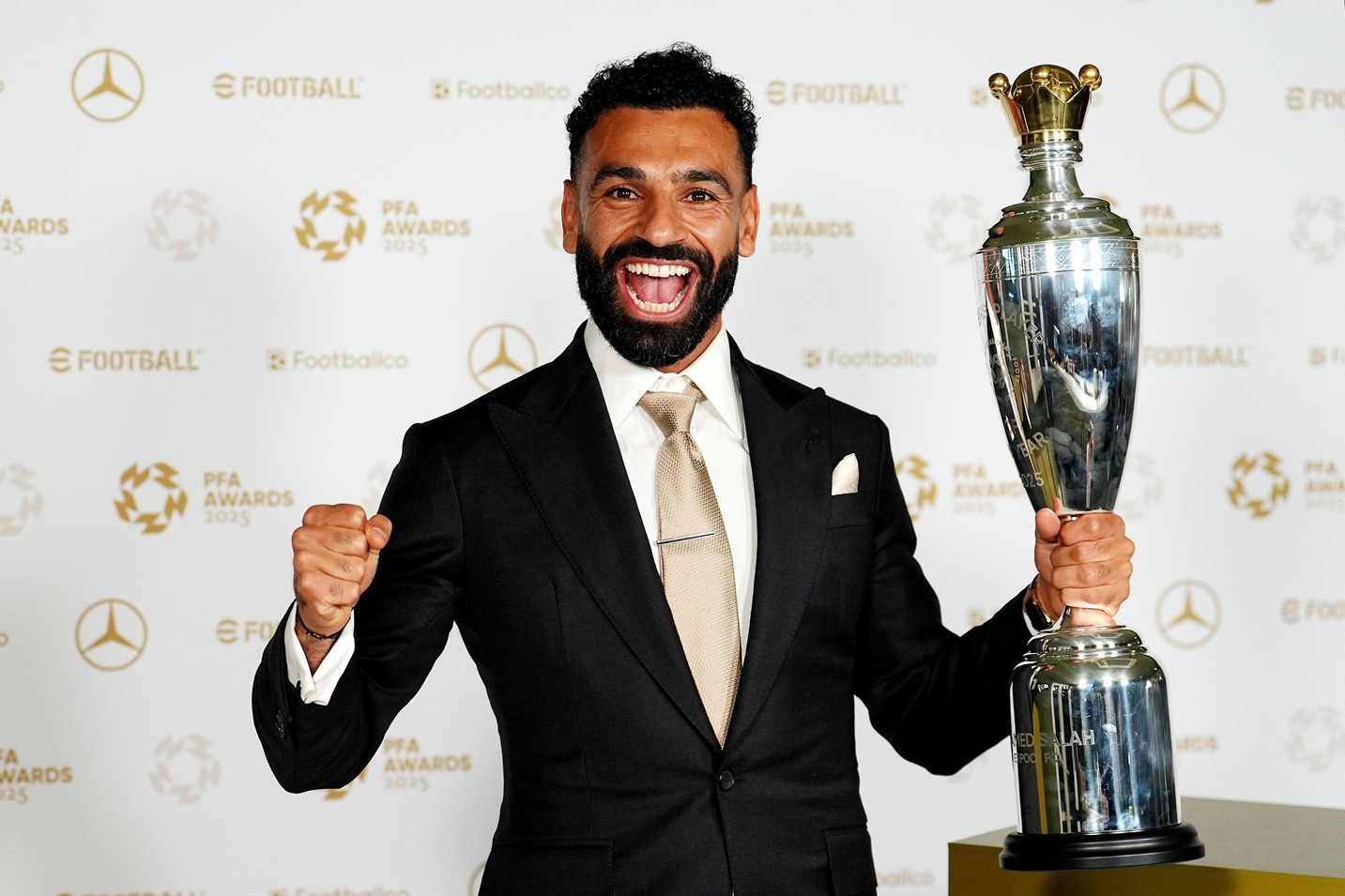 Salah Catat Sejarah, Pemain Pertama Menang PFA Player of the Year Award Buat Kali Ketiga